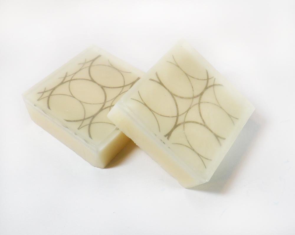 Apples and Maple Bourbon Scented - Grey Circles - Goat's Milk and Glycerin Soap